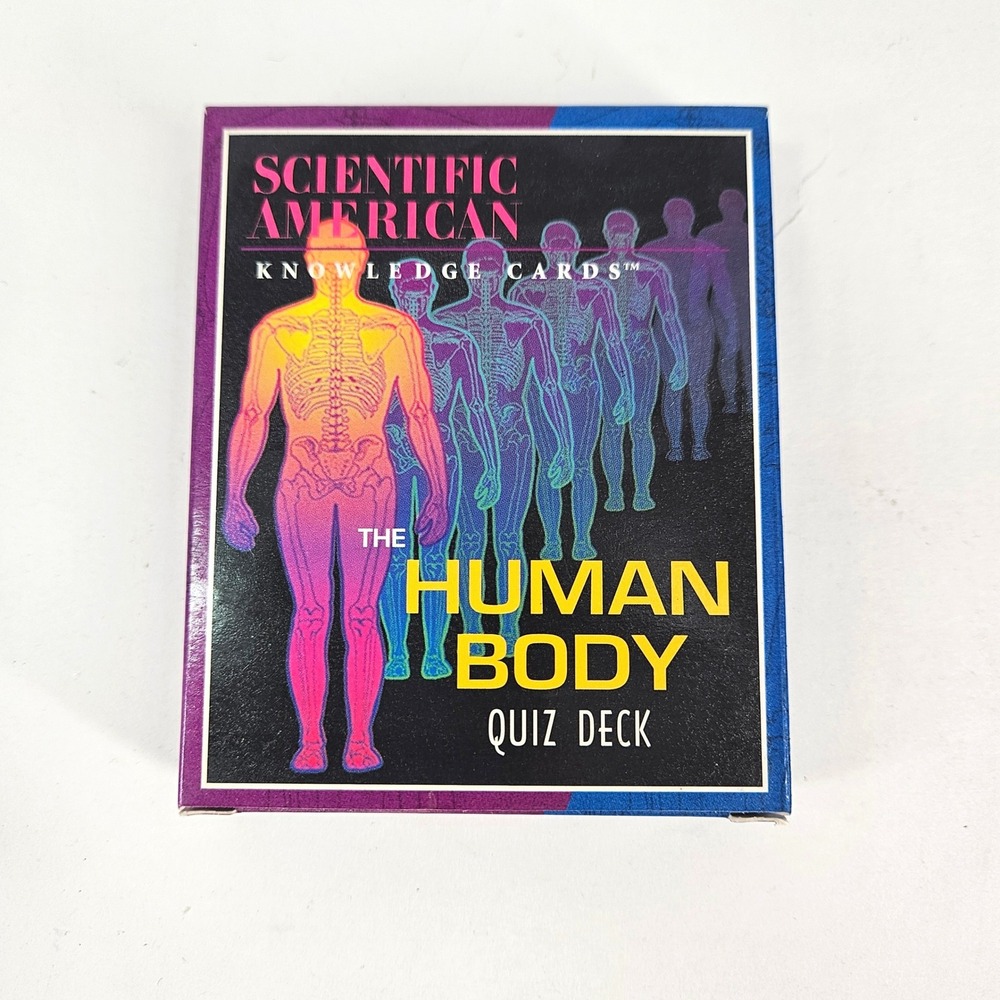 Scientific American The Human Body‎ Knowledge Cards Quiz Deck Pomegranate K135